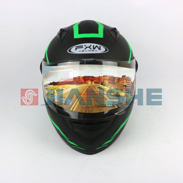 Шлем FXW  HF-111 Черно-зеленый матовый
